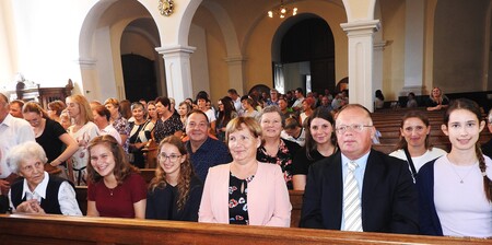 Starši so se udeležili slovesne sv. maše